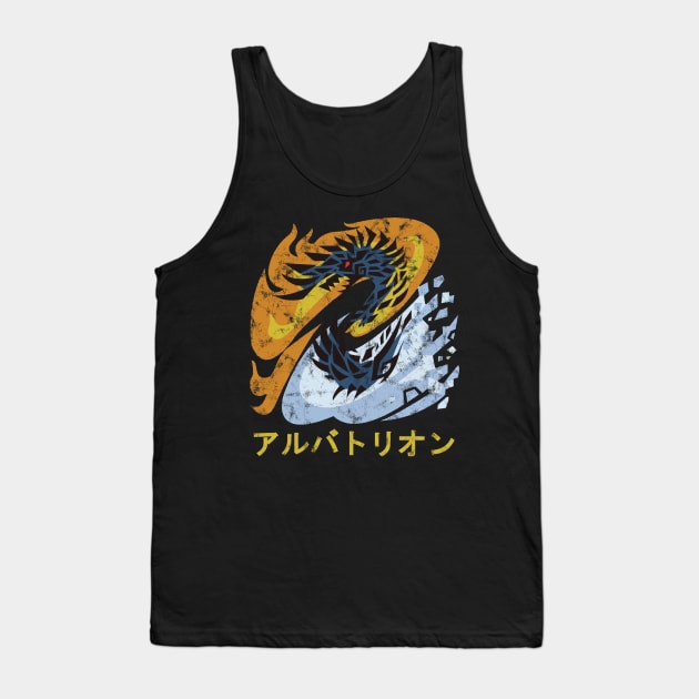 Monster Hunter World Iceborne Alatreon Kanji Icon Tank Top by StebopDesigns